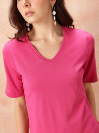 all about you V-Neck Regular Fit T-shirt