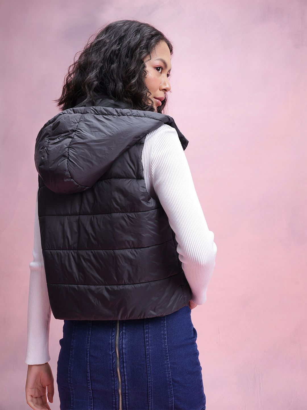 DressBerry Women Padded Gilet Jacket
