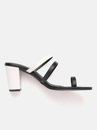DressBerry Women Colourblocked Block Heel Sandals