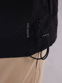 HRX by Hrithik Roshan Mock Collar Rapid-Dry Running Jacket with Toggle Hem