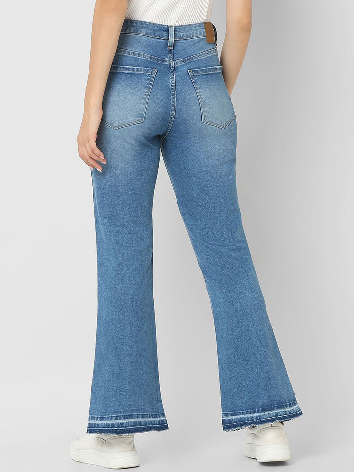 SPYKAR Women Bootcut High-Rise Light Fade Stretchable Jeans