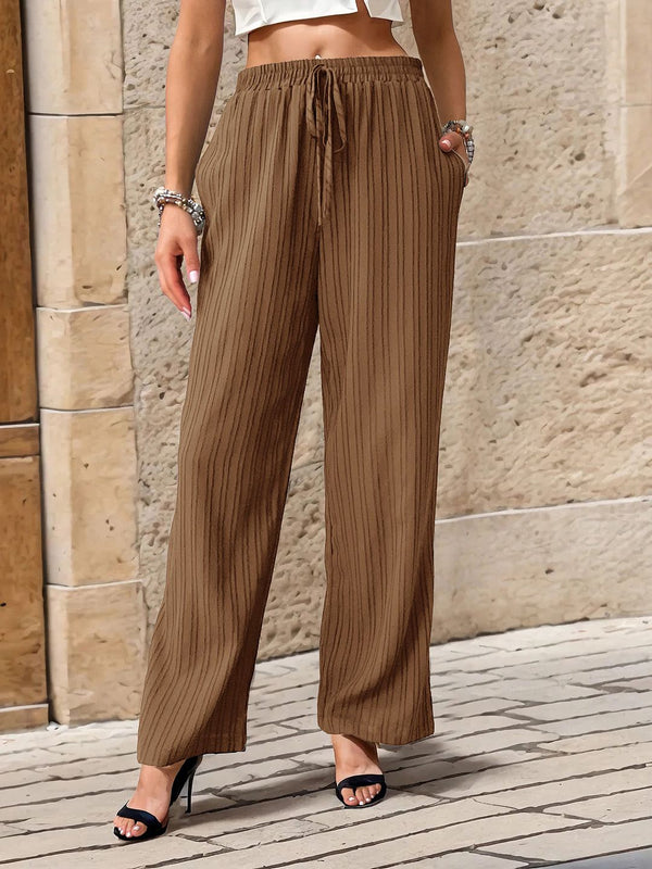 DressBerry Women Textured Trousers