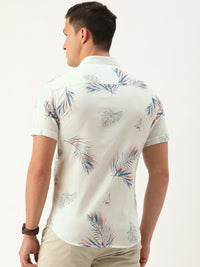 The Indian Garage Co Men Slim Fit Conversational Printed Resortwear Shirt