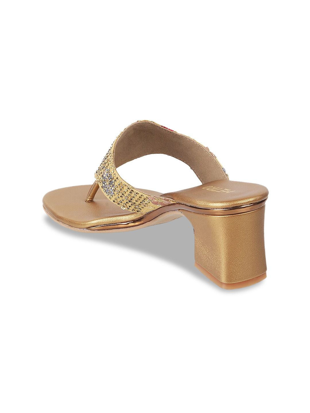 Metro Embellished Block Heels