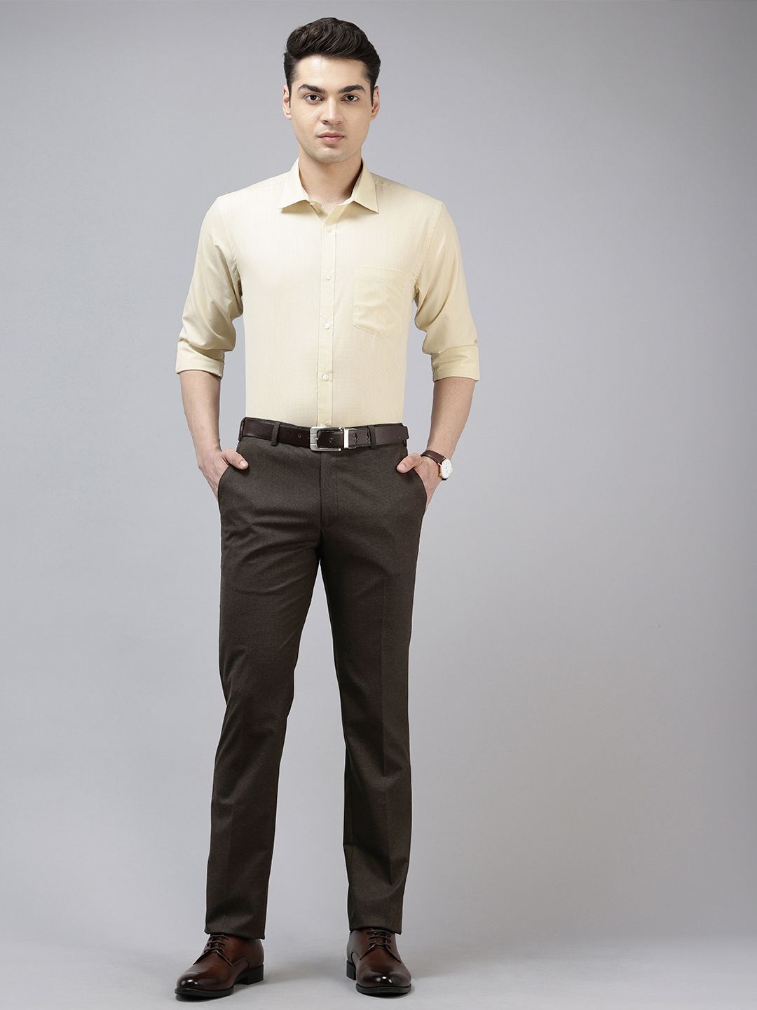 Park Avenue Men Slim Fit Formal Trousers