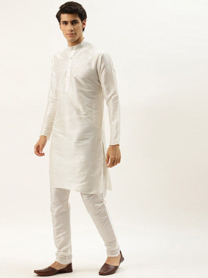 SOJANYA Manadrin Collar Kurta with Churidar & Nehru Jacket