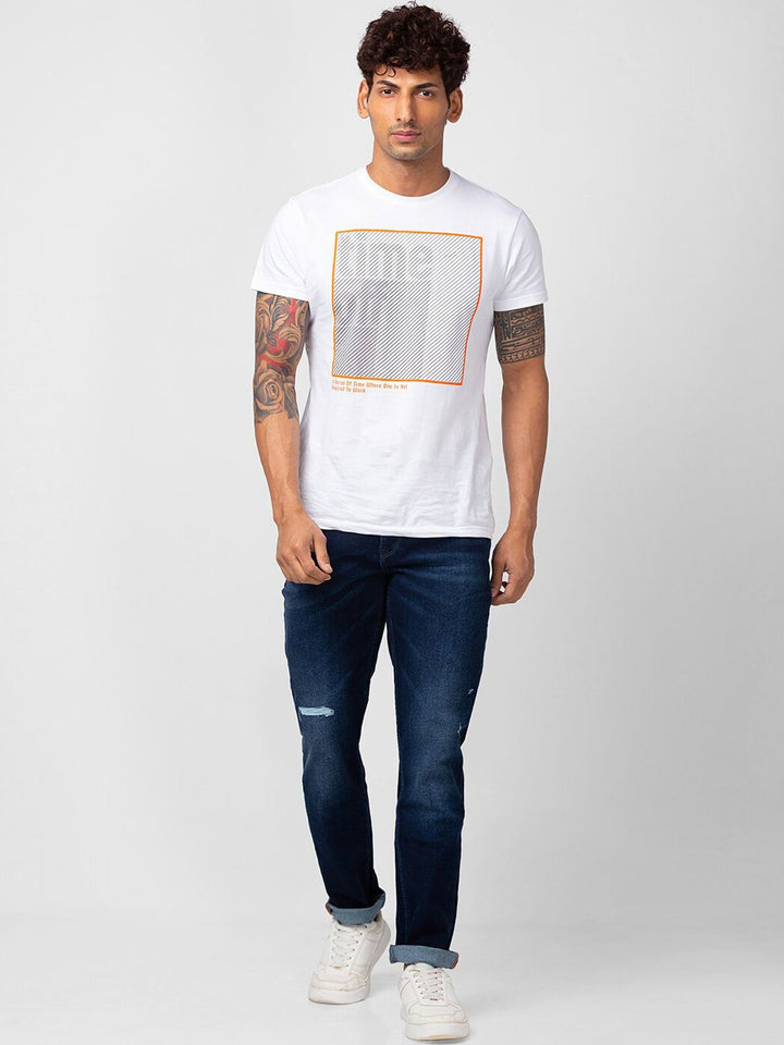 SPYKAR Men Low Distress Light Fade Cotton Jeans