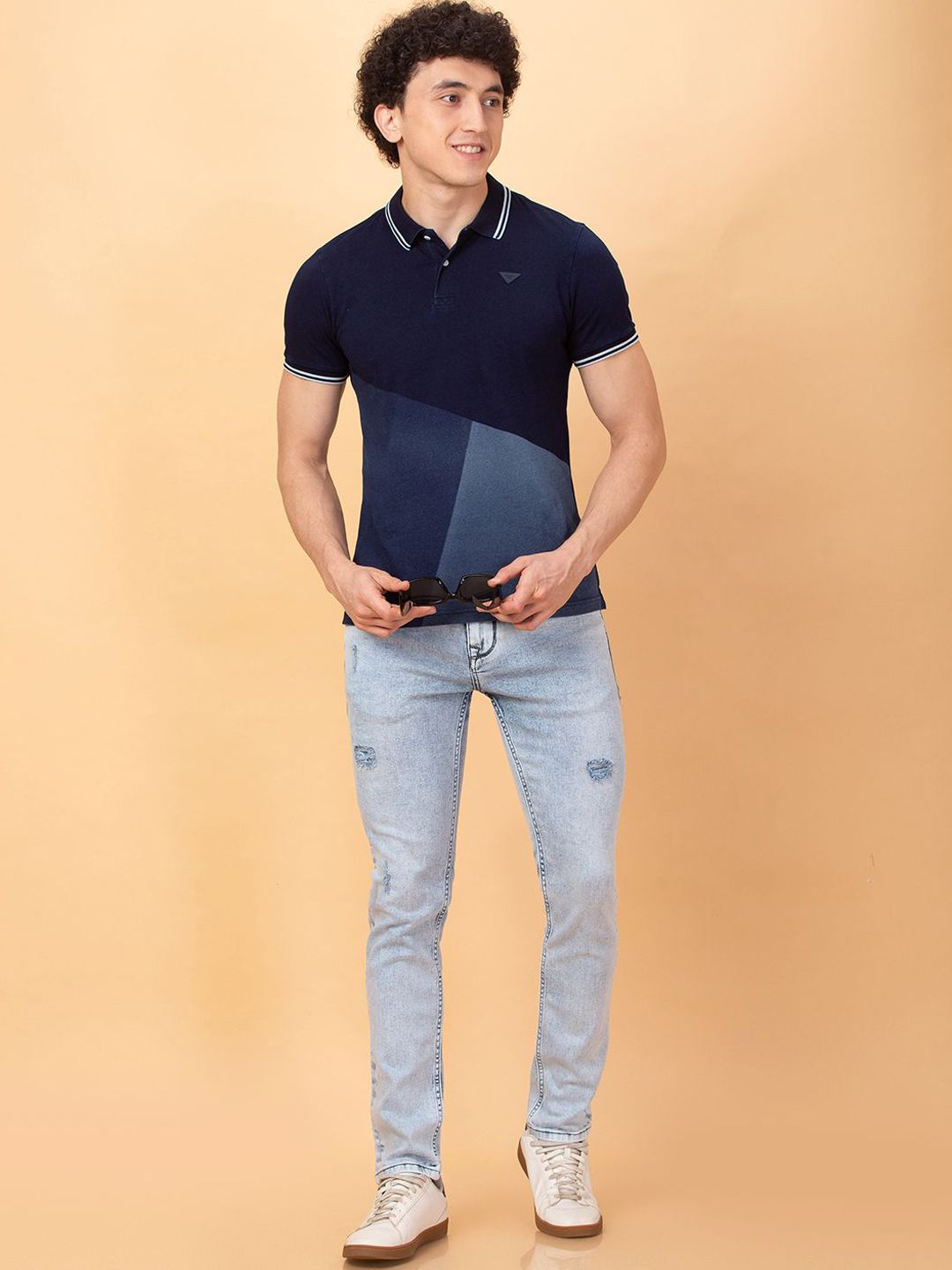 Being Human Men Skinny Fit Mildly Distressed Heavy Fade Jeans
