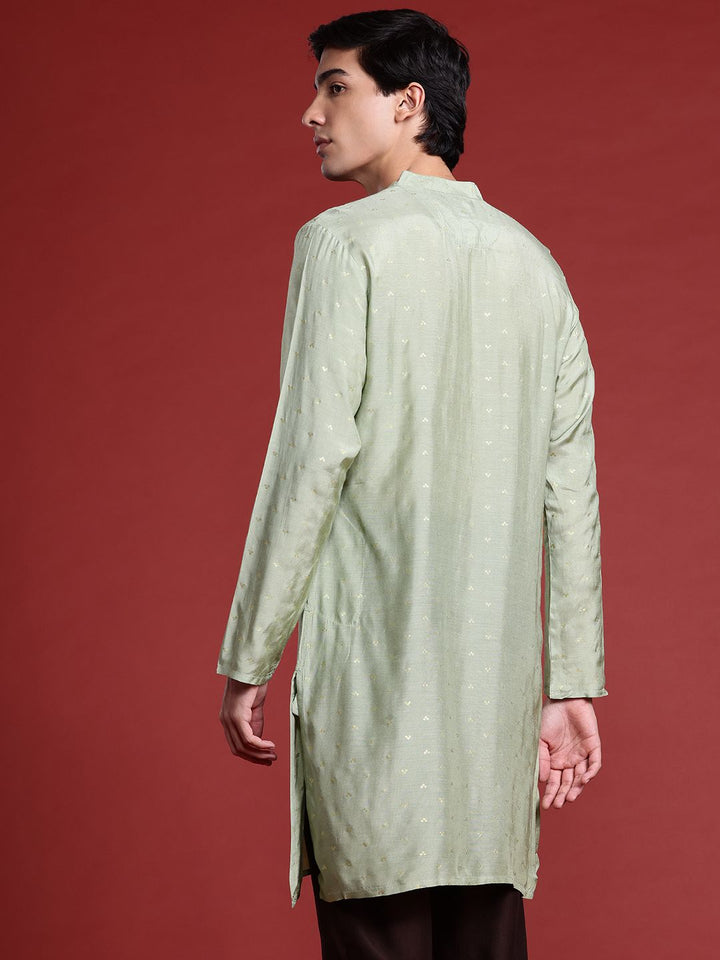 Anouk Mandarin Collar Straight Kurta