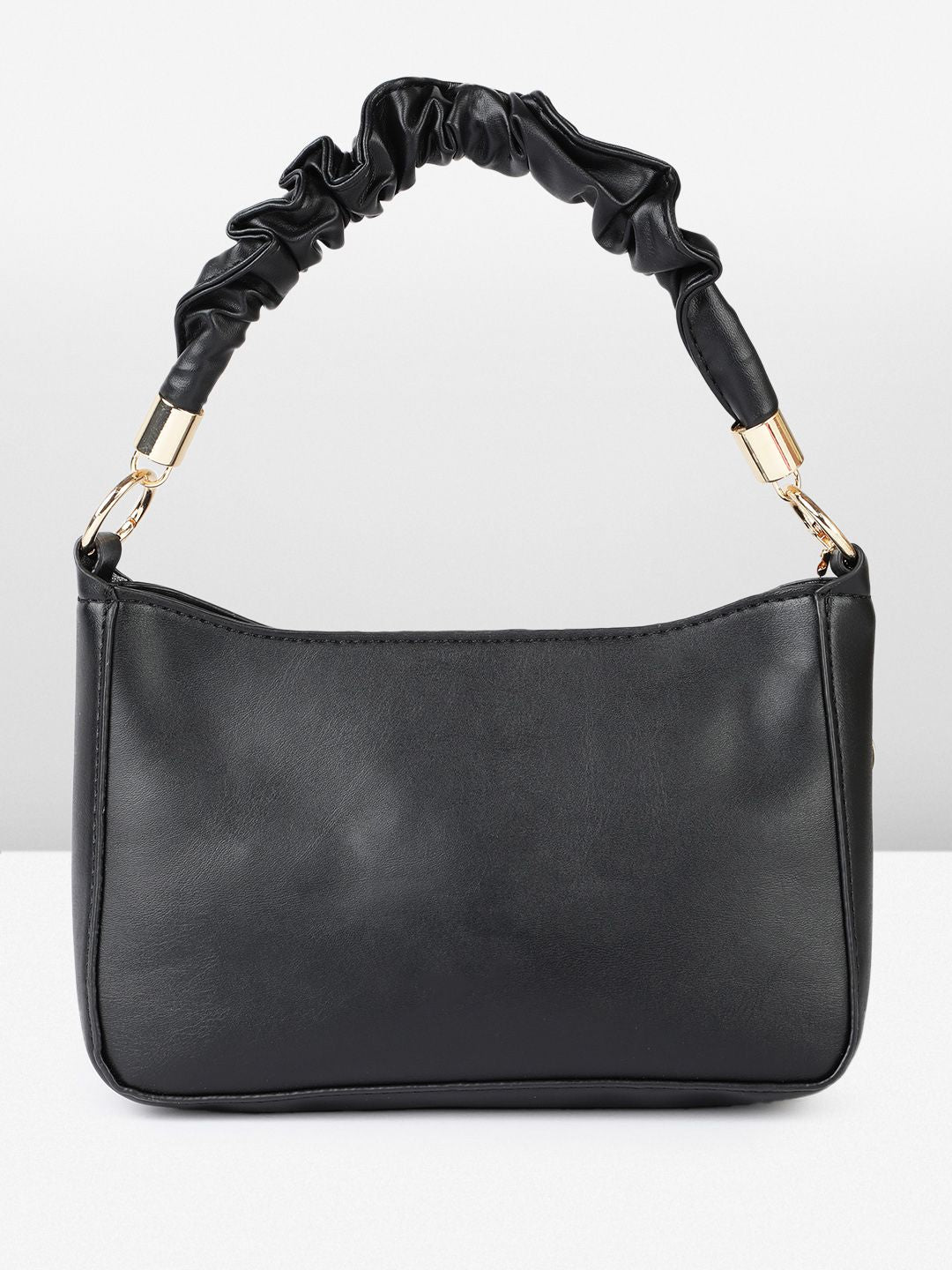 DressBerry Geometric Structured Handheld Bag with Quilted