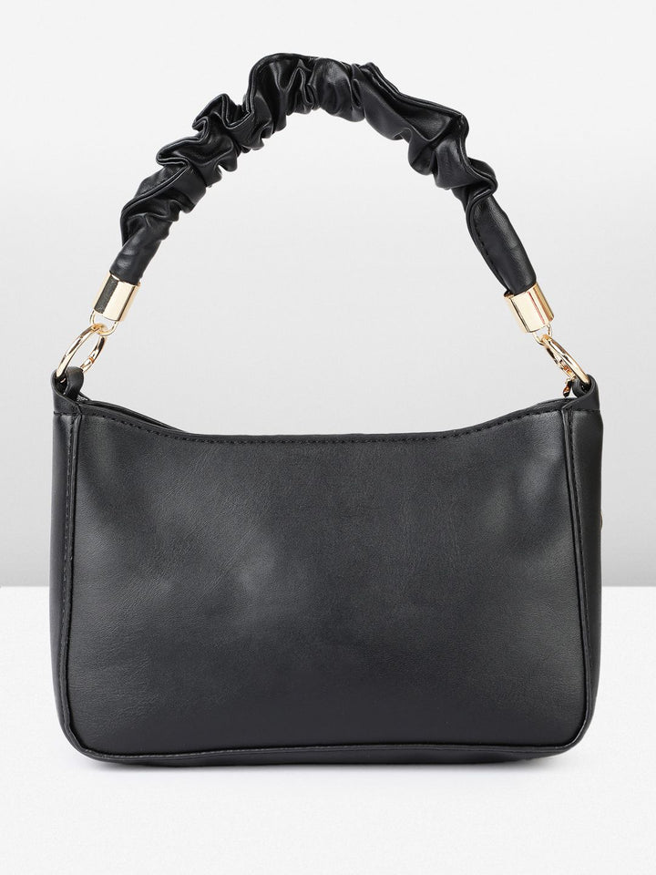 DressBerry Geometric Structured Handheld Bag with Quilted