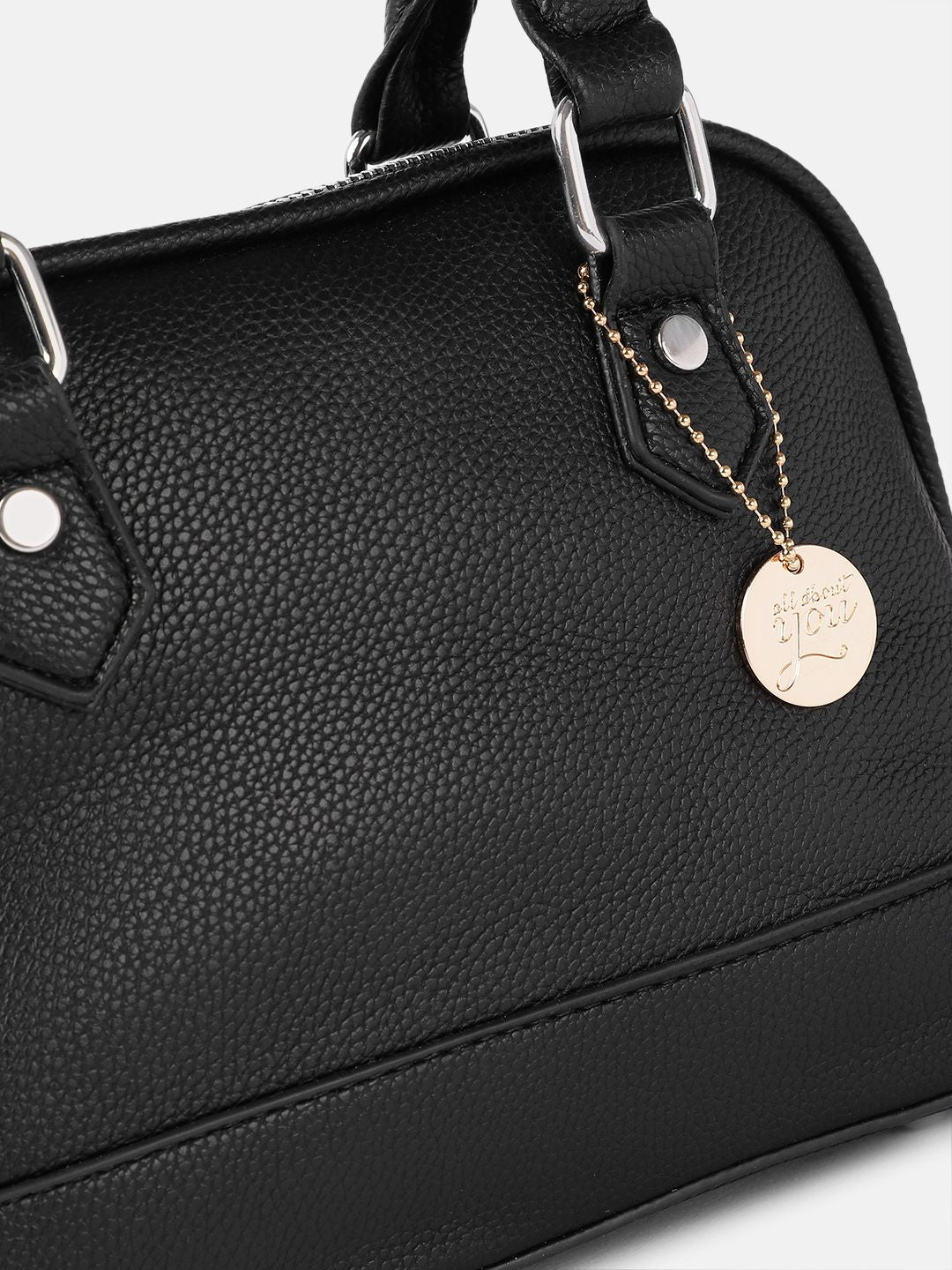 all about you Structured Handheld Bag with Tassel