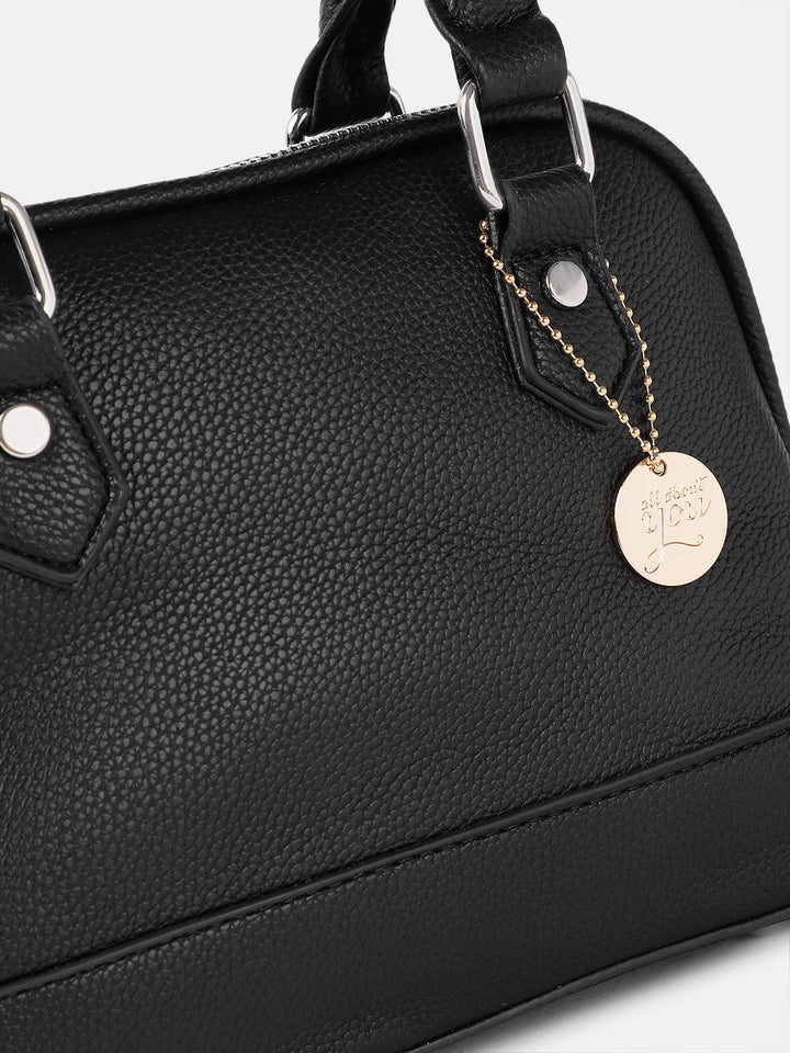 all about you Structured Handheld Bag with Tassel