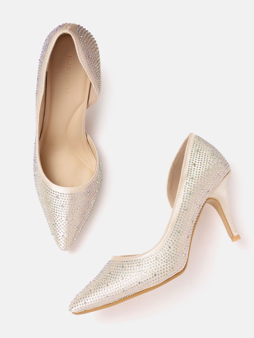 Lino Perros Embellished Party Slim Heeled Pumps