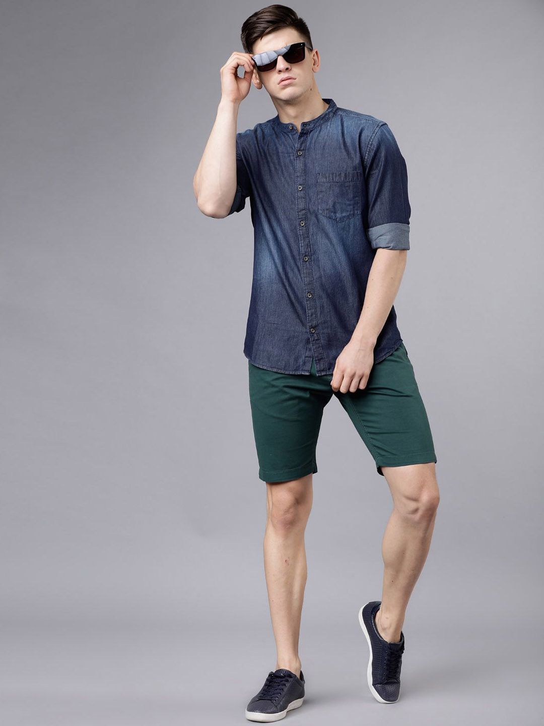 HIGHLANDER Men Slim Fit Chino Shorts