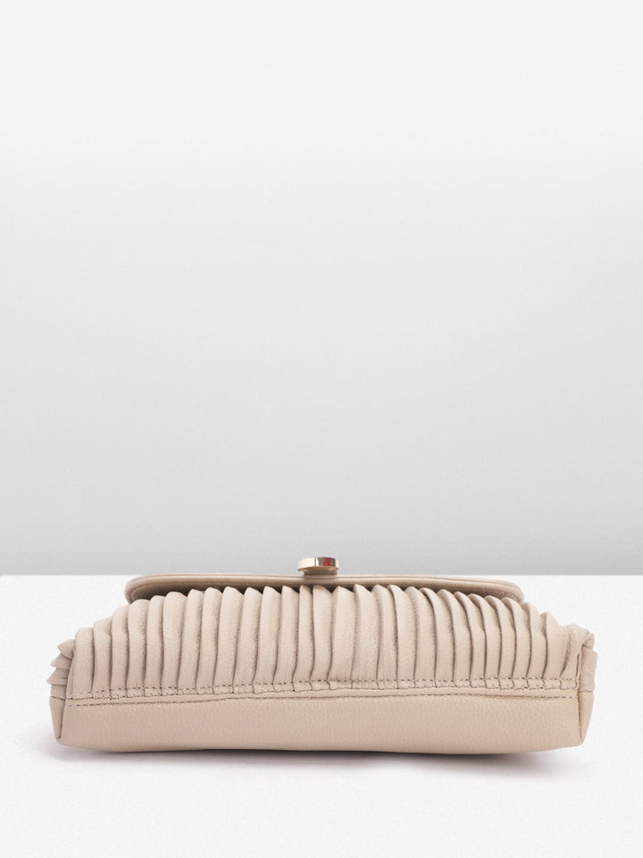 DressBerry Structured Pleated Sling Bag