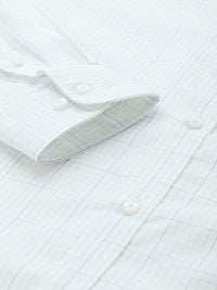 Raymond Slim Fit Checked Pure Cotton Formal Shirt