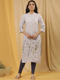 W Floral Printed Regular Kurta