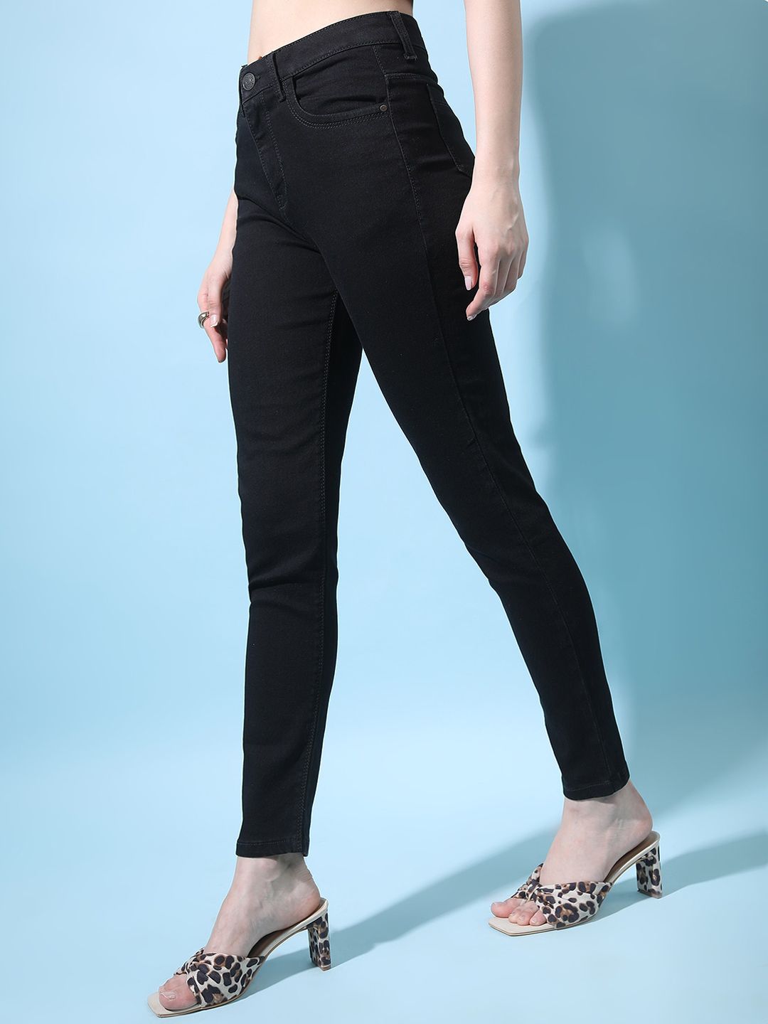 Tokyo Talkies Women Slim Fit Mid-Rise Stretchable Jeans