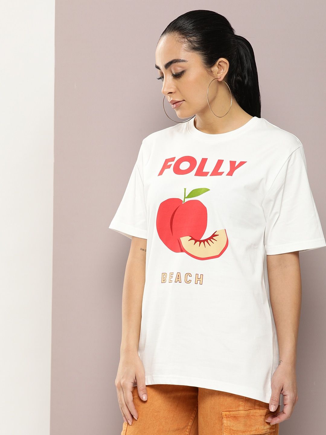 DILLINGER Graphic Printed Oversized Pure Cotton T-Shirt