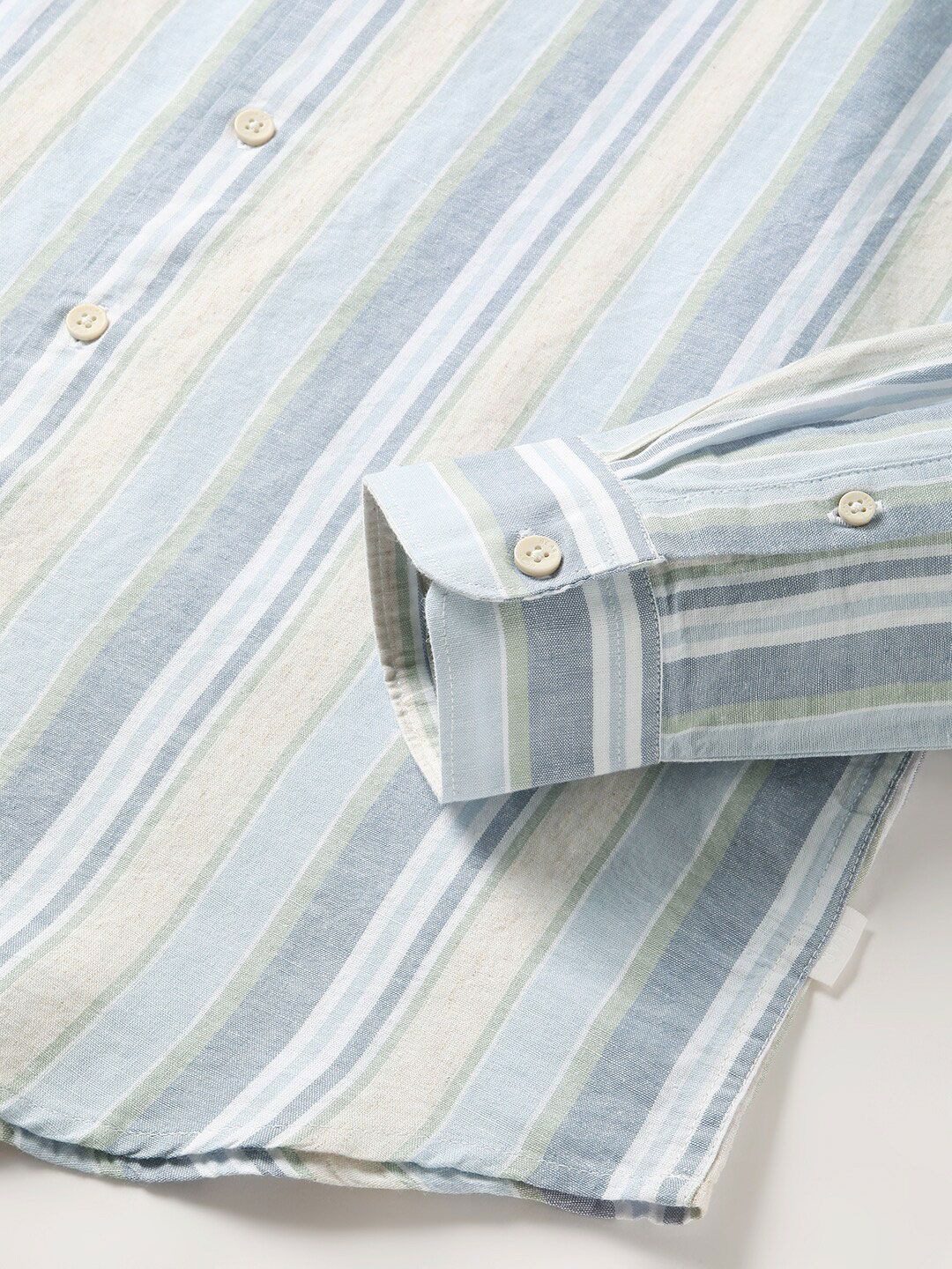THE BEAR HOUSE Men Striped Slim Fit Spread Collar Casual Shirts