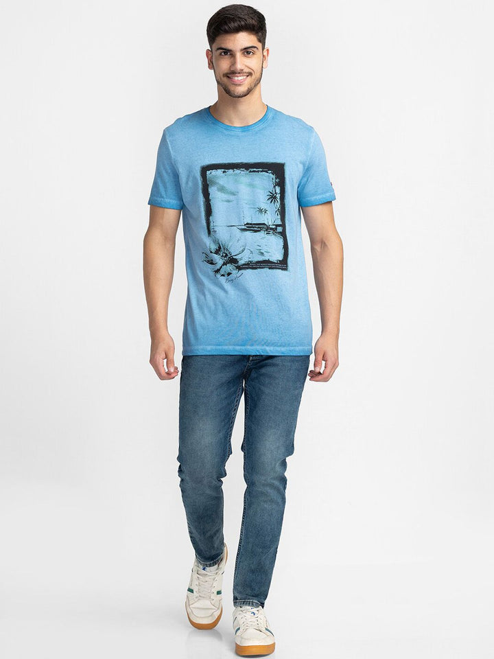 Being Human Men Mid-Rise Light Fade Clean Look Jeans