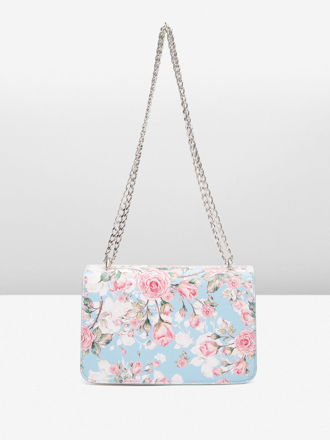 Lino Perros Floral Printed Structured Sling Bag