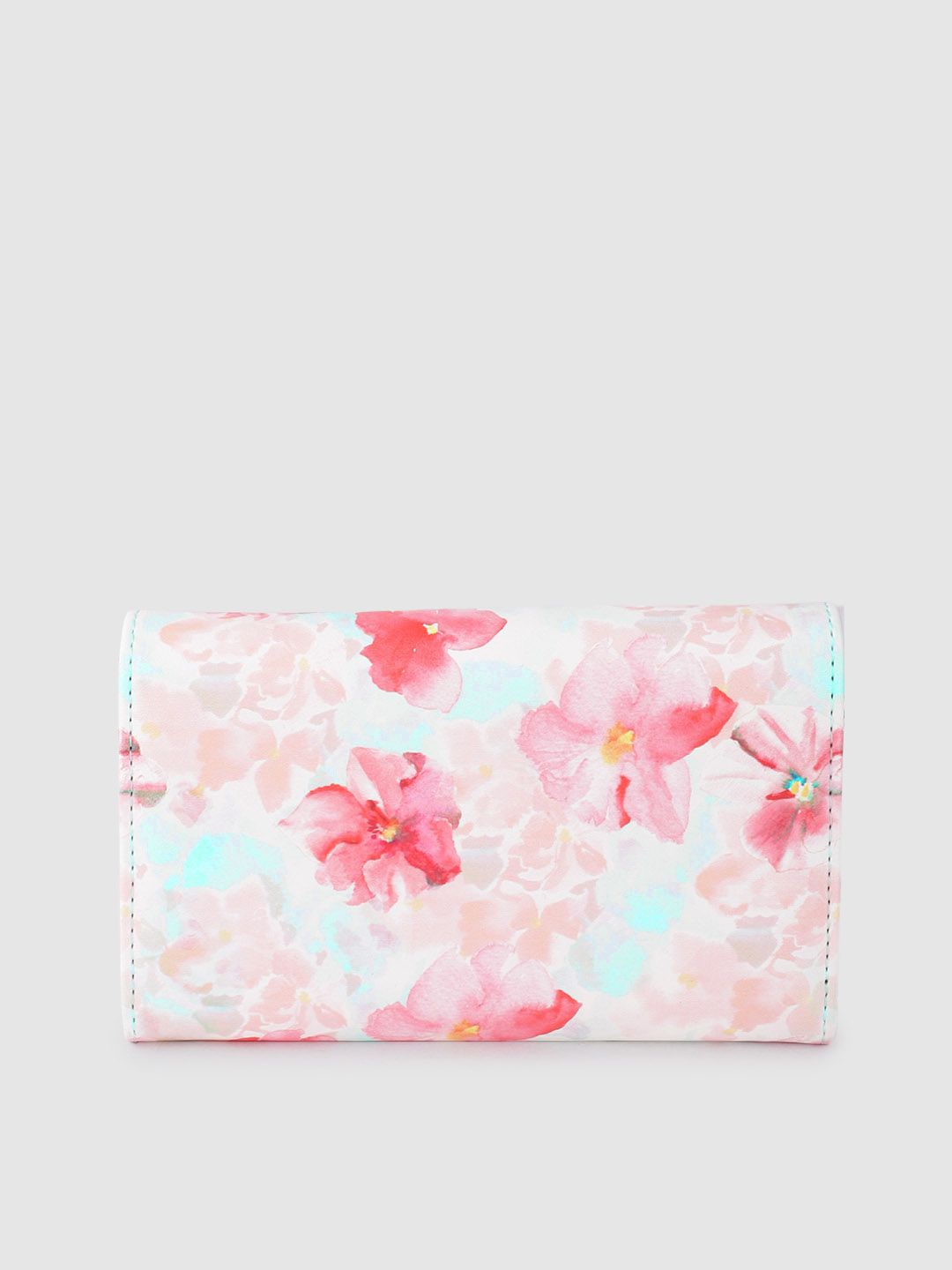 Lino Perros Women Floral Printed Three Fold Wallet