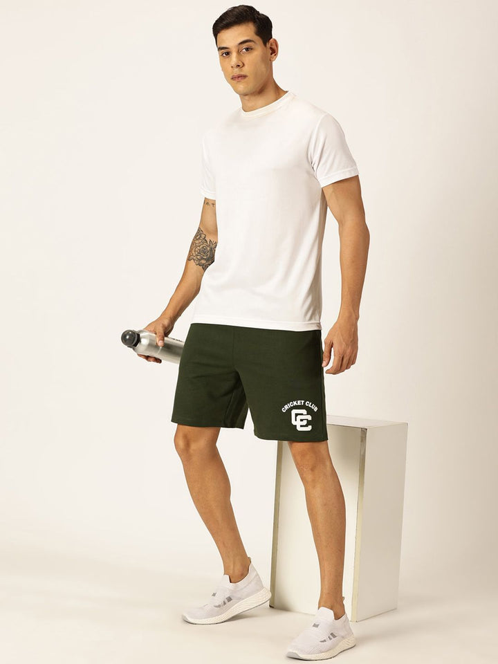 Thomas Scott Men Mid-Rise Cotton Shorts