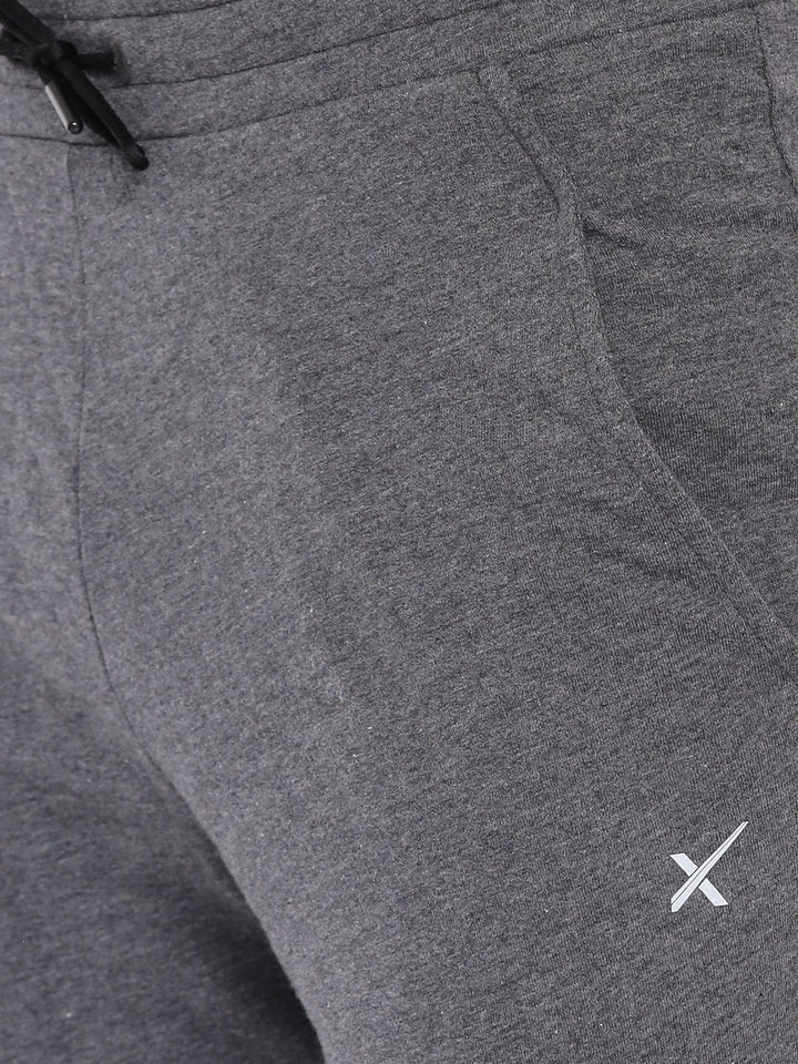 HRX by Hrithik Roshan Men Charcoal Grey Solid Slim Fit Athleisure Joggers