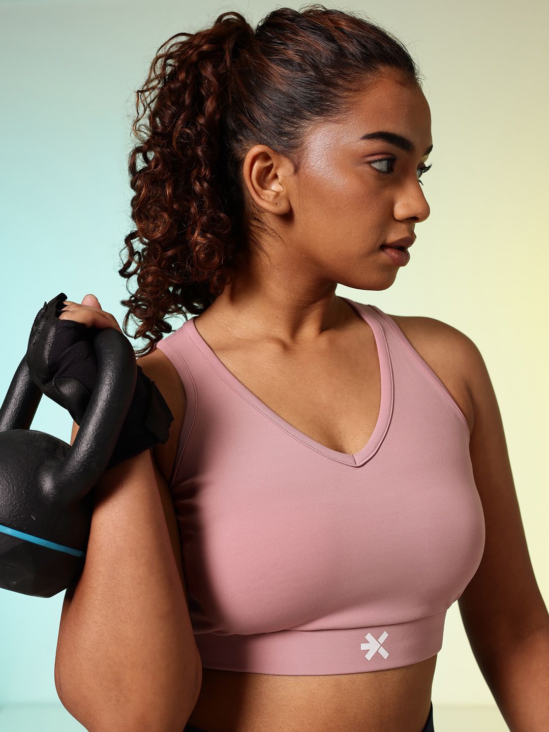 HRX by Hrithik Roshan Lightly Padded Rapid-Dry Training Bra HR_SS25_W_BA_KT061_03_C