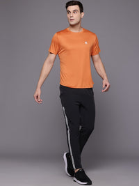 HRX by Hrithik Roshan Striped Rapid-Dry Training T-shirt
