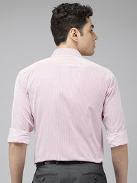 Park Avenue Slim Fit Opaque Striped Formal Shirt