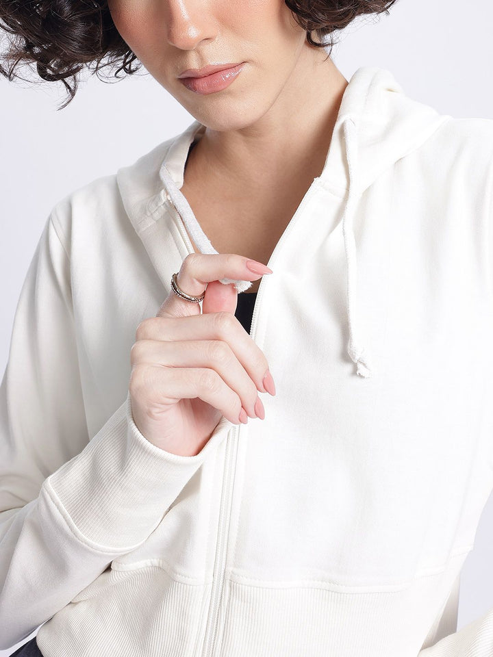 DressBerry Hooded Crop Sweatshirt