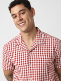 VASTRADO Men Classic Gingham Checks Opaque Checked Casual Shirt