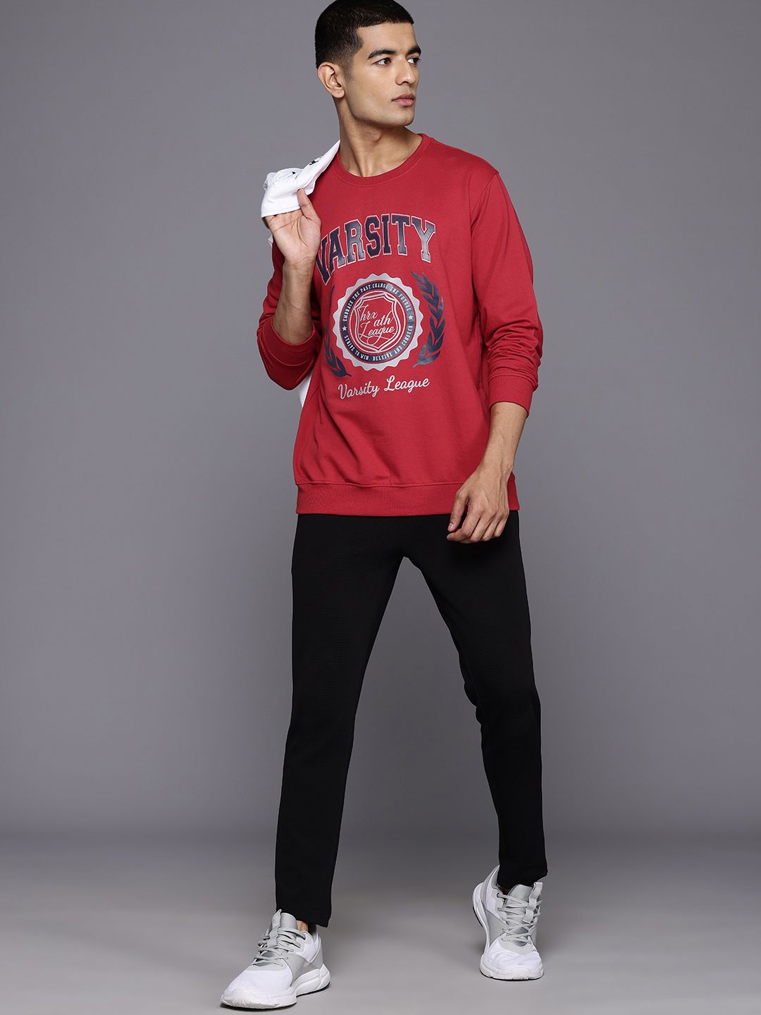 HRX by Hrithik Roshan Printed Pullover Sweatshirt
