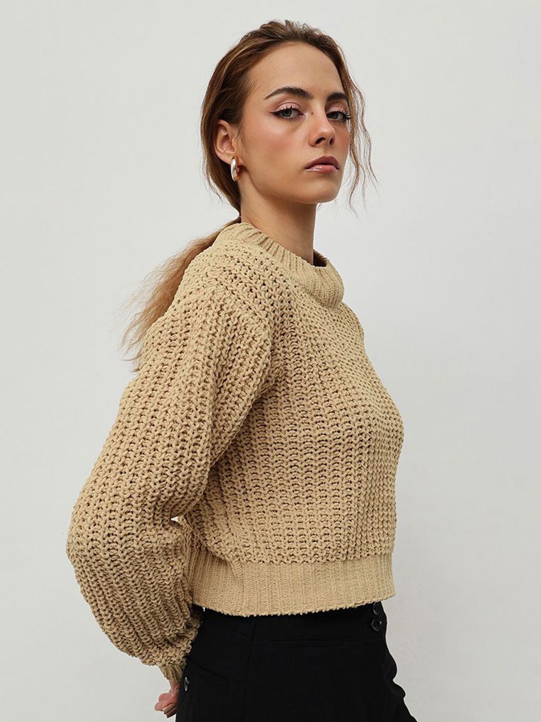 STREET 9 Women Cable Knit Pullover