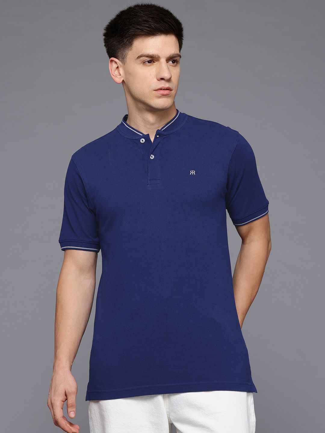 Raymond Henley Neck Pure Cotton Modern Fit T-shirt