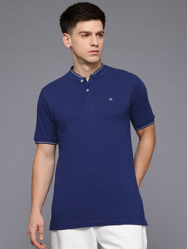 T-shirt Fit Raymond Henley Neck Neck Cotton Modern Fit