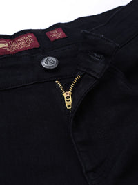 The Indian Garage Co Men Black Slim Fit Mid-Rise Clean Look Jeans