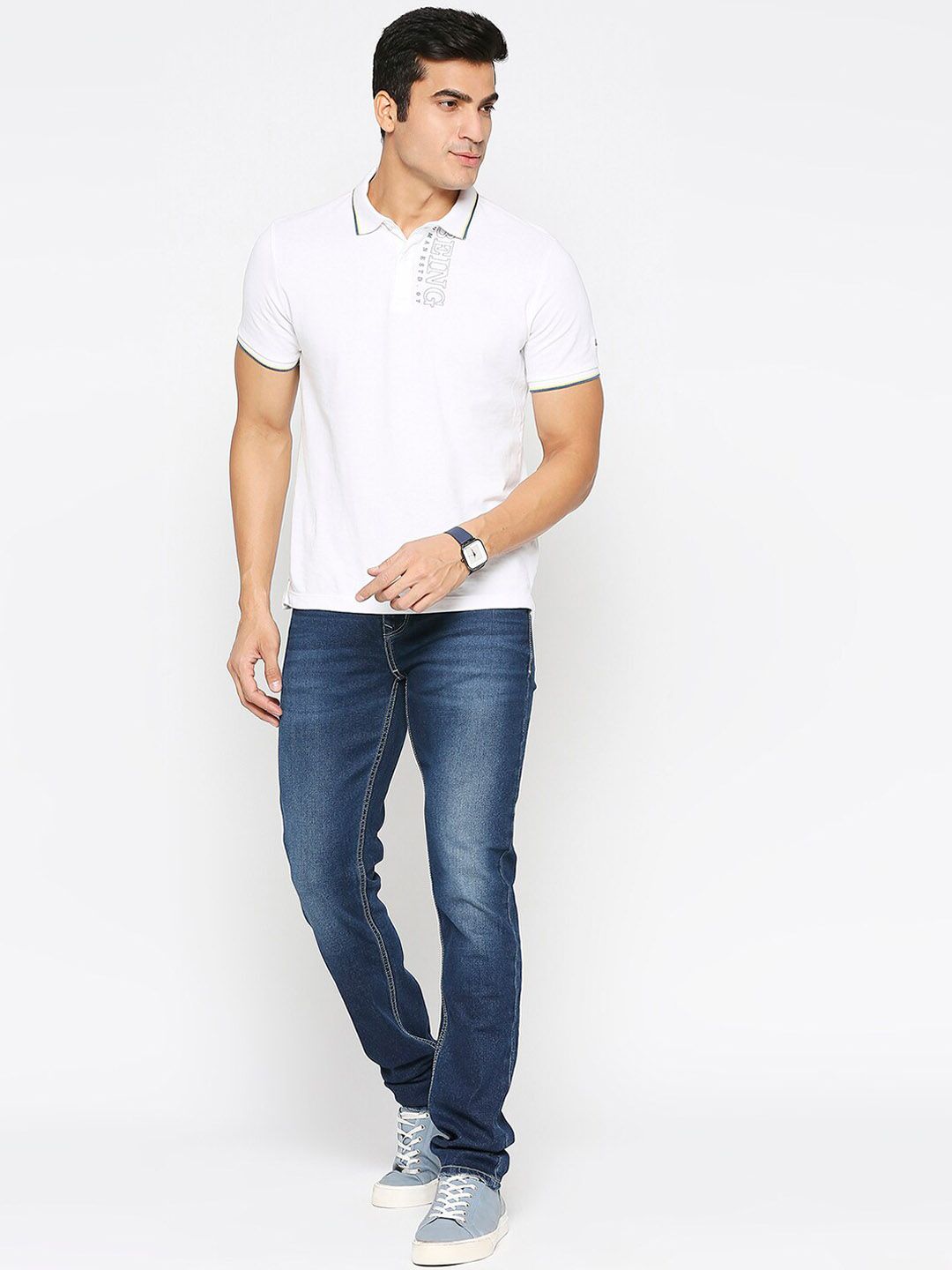 Being Human Men Slim Fit Mid Rise Clean Look Jeans