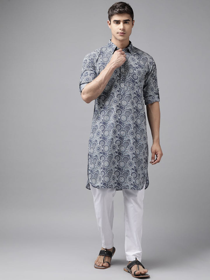 See Designs Printed Regular Pure Cotton Kurta With Pyjamas