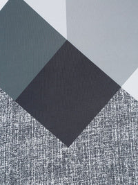 Cortina Black & White Printed Single Seater Sofa Cover