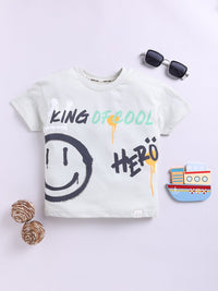 Happy Faces Girls Barbie Printed Pure Cotton Longline T-shirt