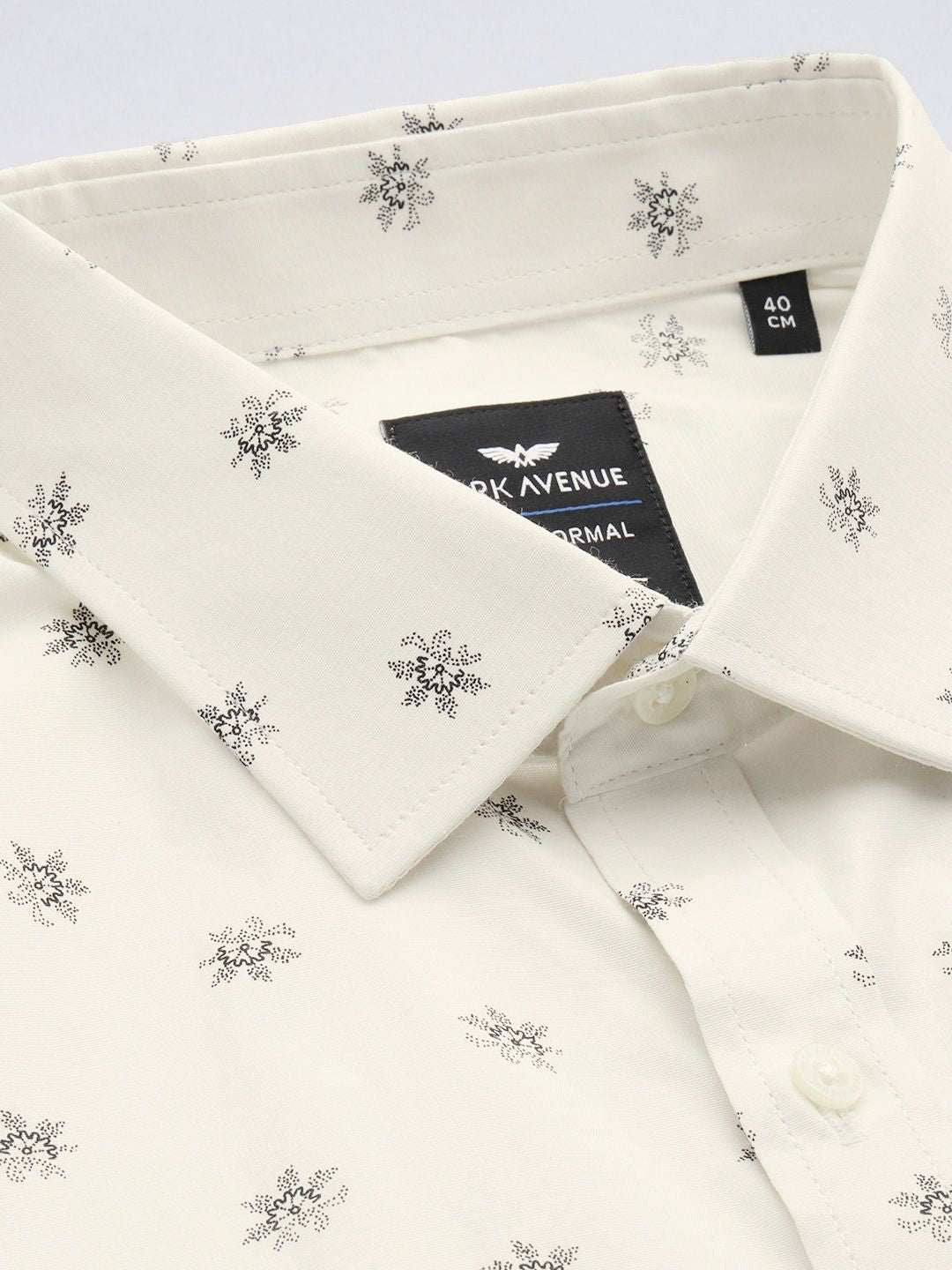 Park Avenue Slim Fit Floral Printed Formal Shirt