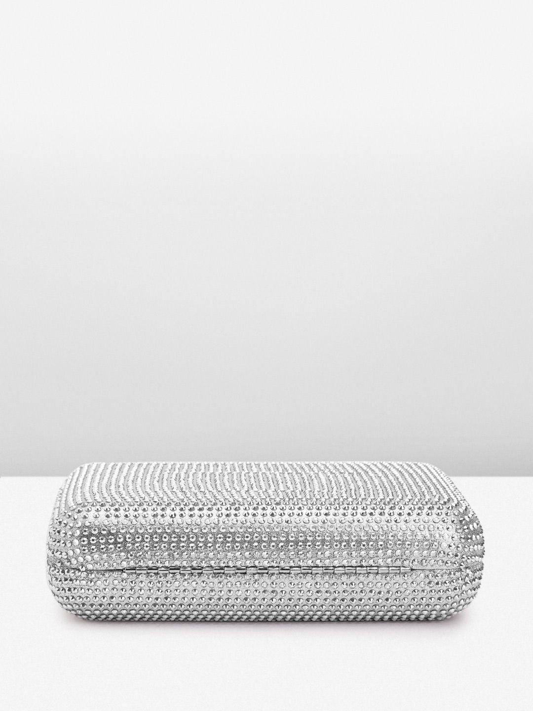 Lino Perros Stone Embellished Box Clutch