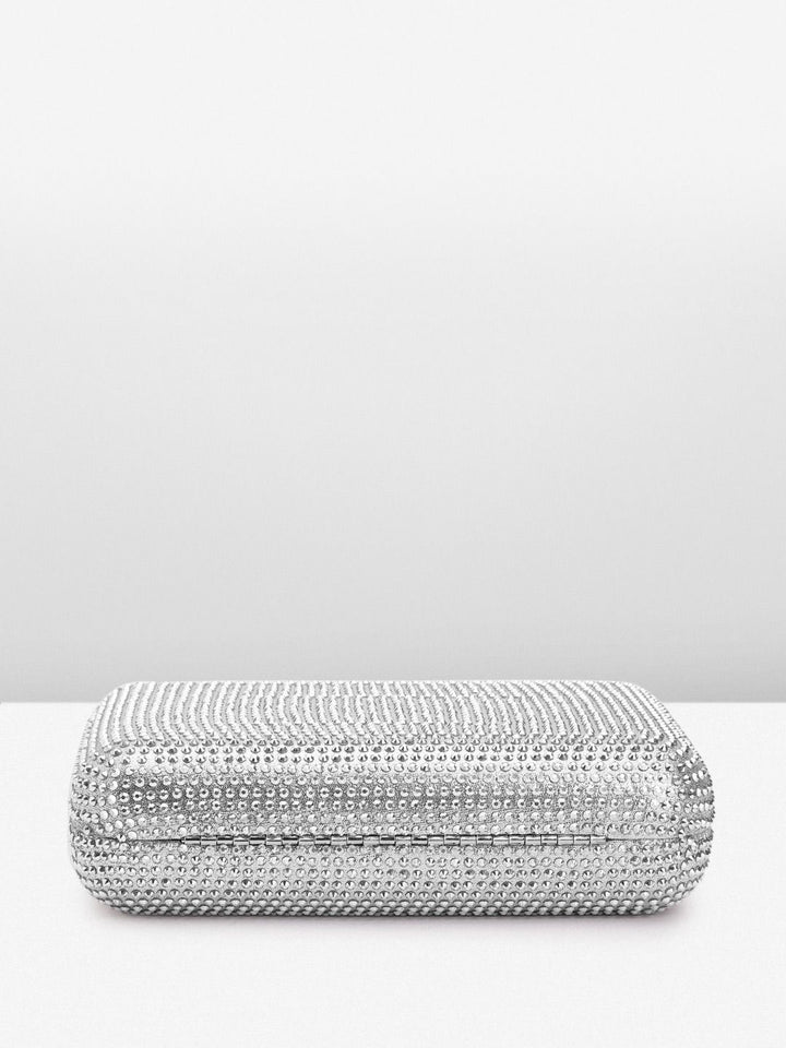 Lino Perros Stone Embellished Box Clutch