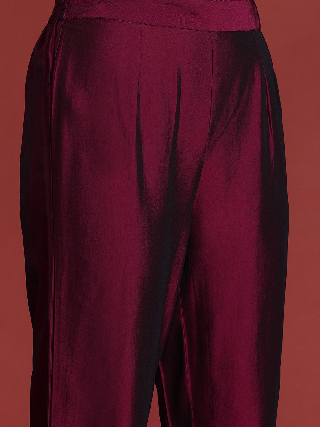 Anouk Women Regular Gotta Patti Kurta with Trousers & With Dupatta