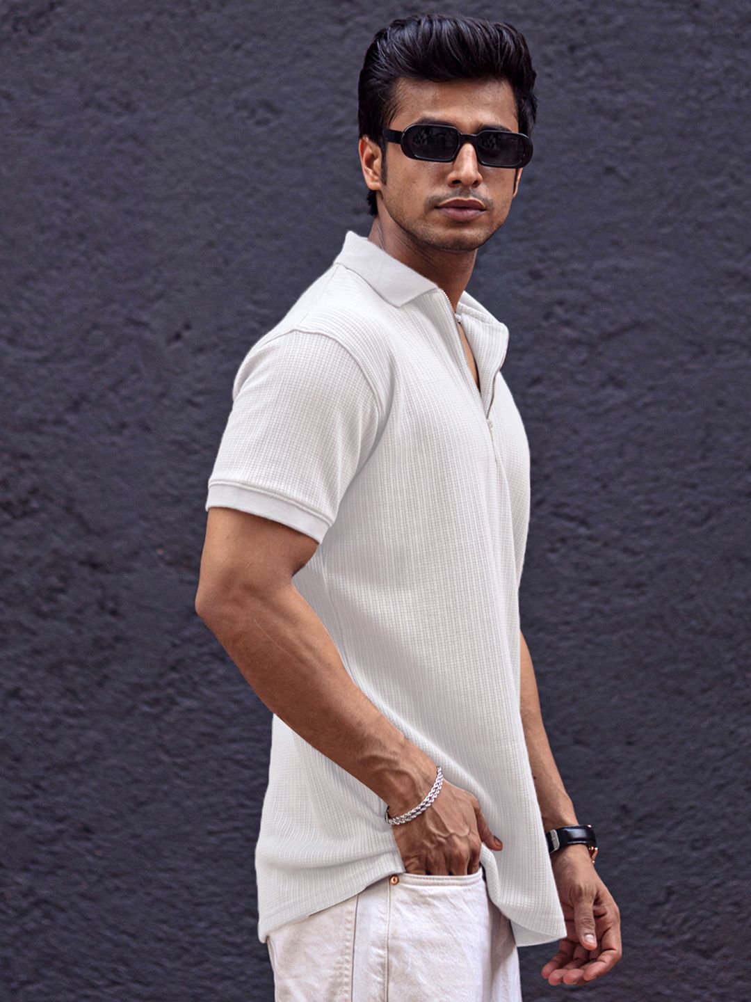 Powerlook Men Polo Collar T-shirt