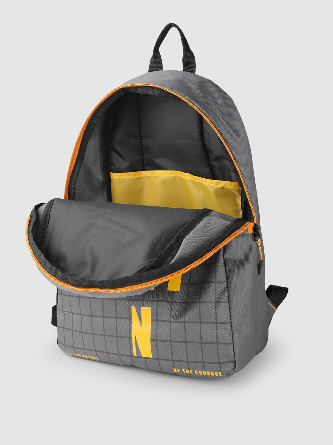 HRX by Hrithik Roshan Unisex Typography Printed Backpack - 15 inch